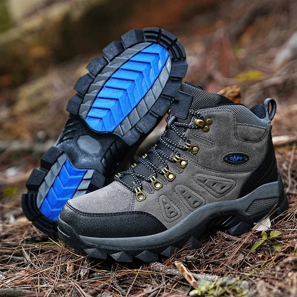 TrekVorax Hiking Boots on the trail