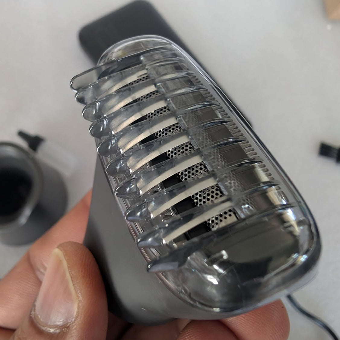 TrimLoci Beard Trimmer angled view