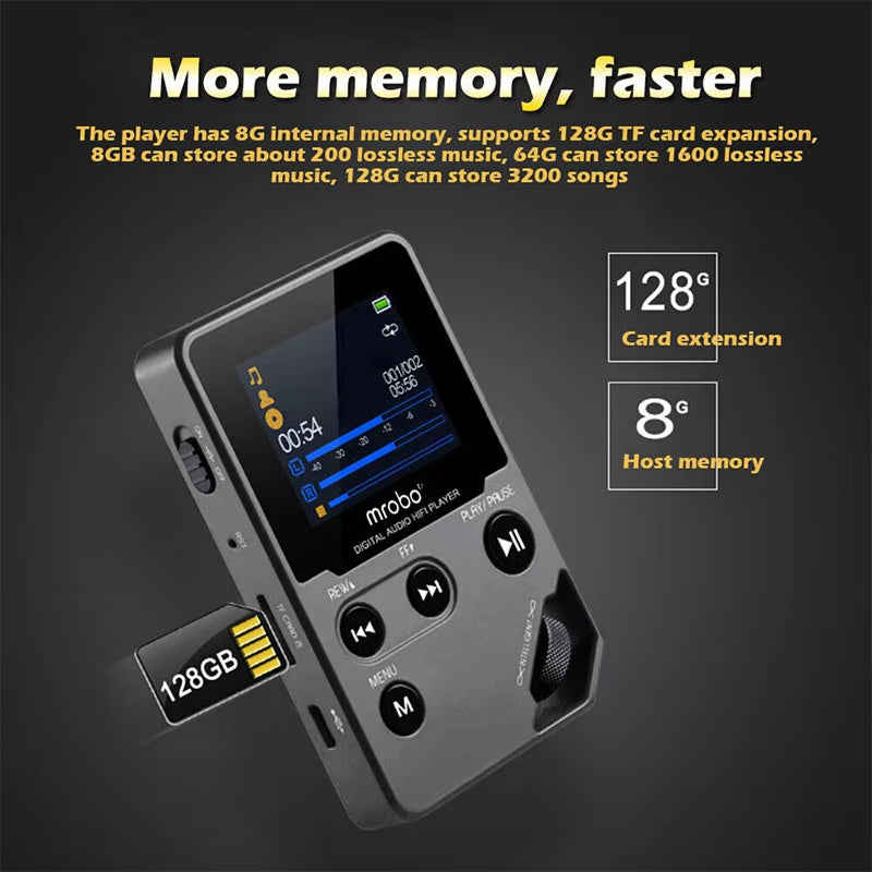 TuneZimp MP3 Player in everyday use