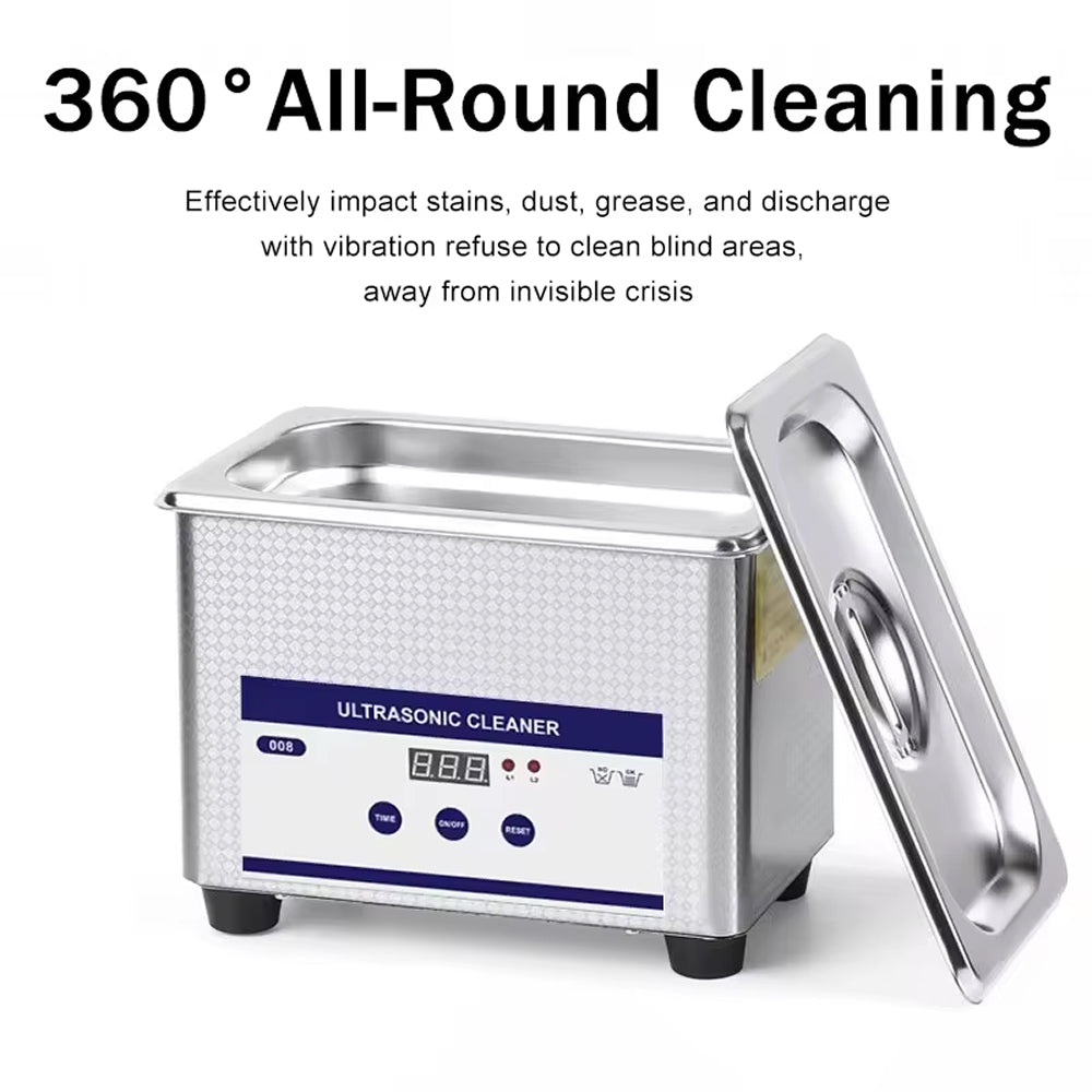UltraGlowi Ultrasonic Cleaner with eyeglasses
