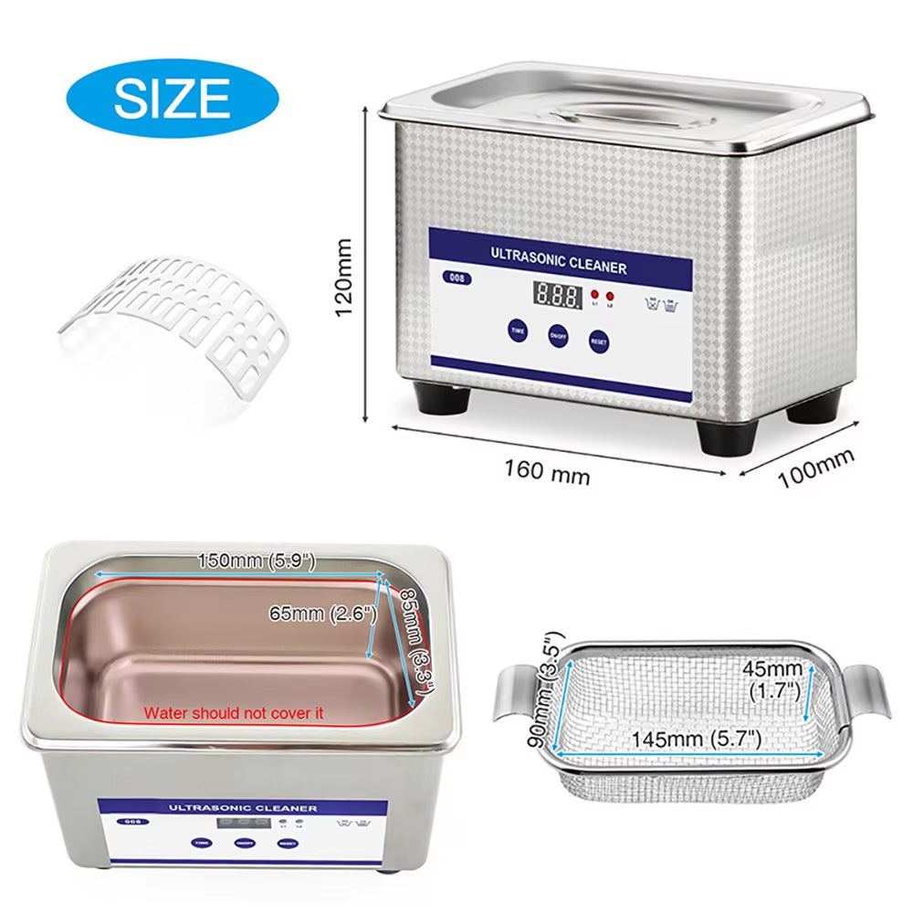 UltraGlowi Ultrasonic Cleaner cleaning jewellery
