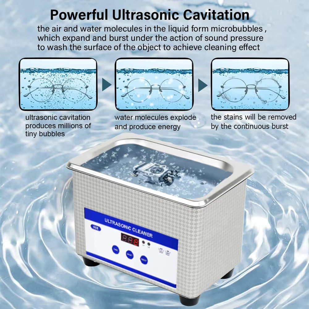 UltraGlowi Ultrasonic Cleaner stainless steel tank
