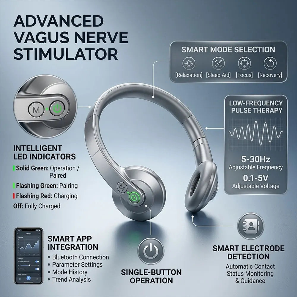 VagusZeni Vagus Nerve Stimulator neckband design