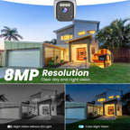 VexLumax Solar Security Camera close-up