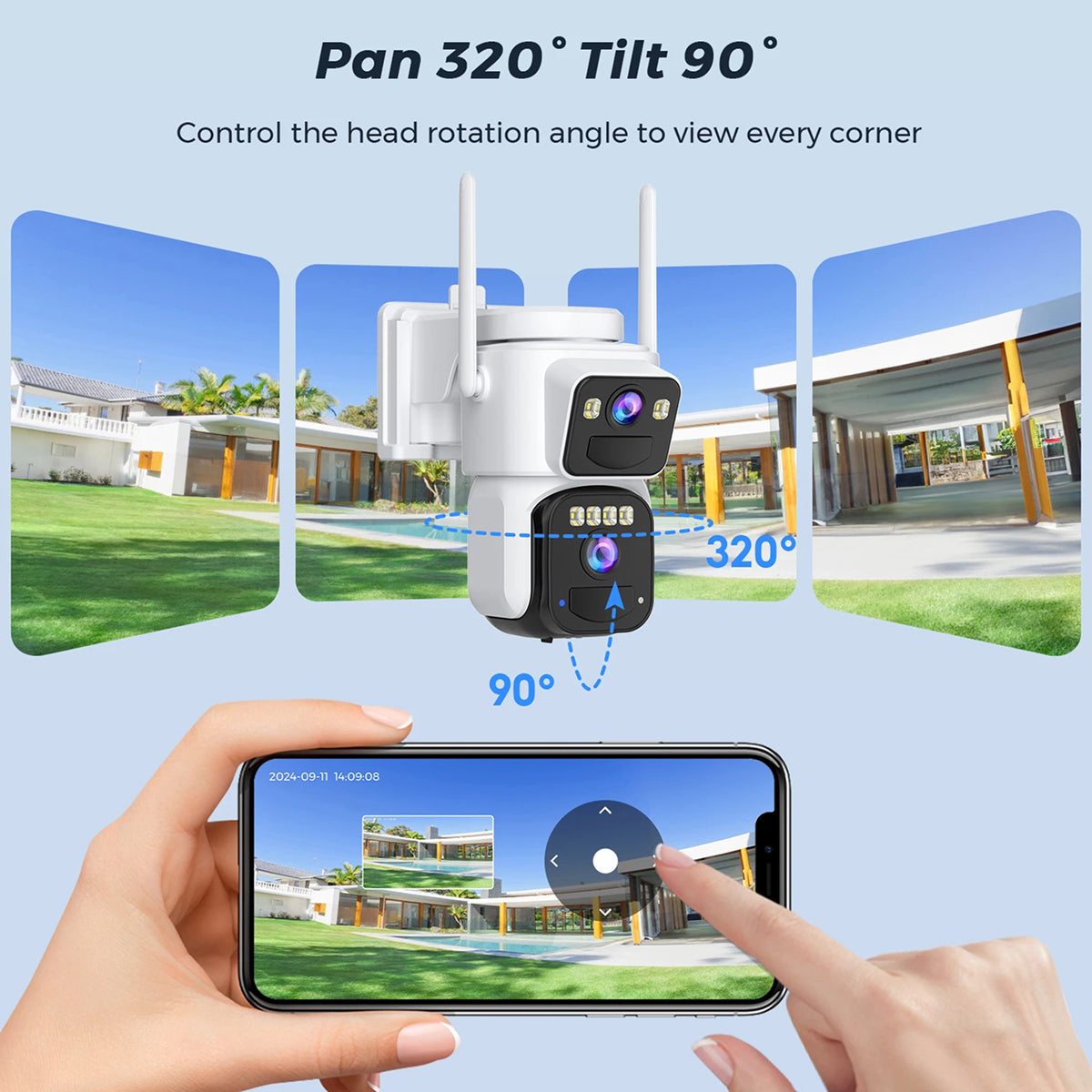 VexLumax Solar Security Camera feature overview