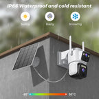 VexLumax Solar Security Camera functions