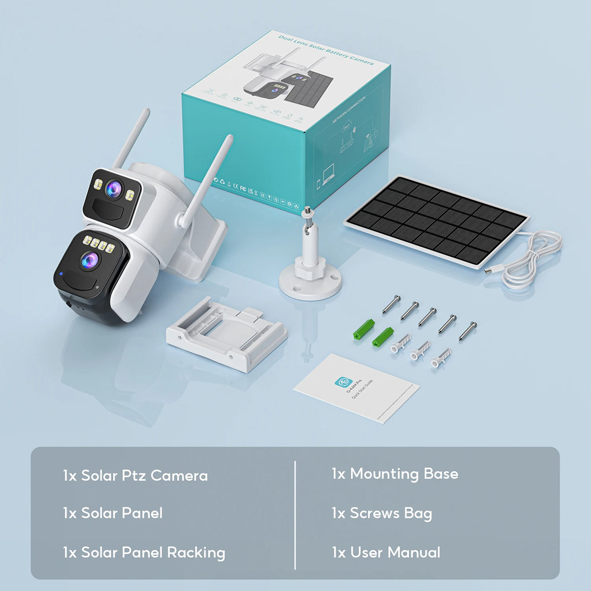 VexLumax Solar Security Camera gallery view