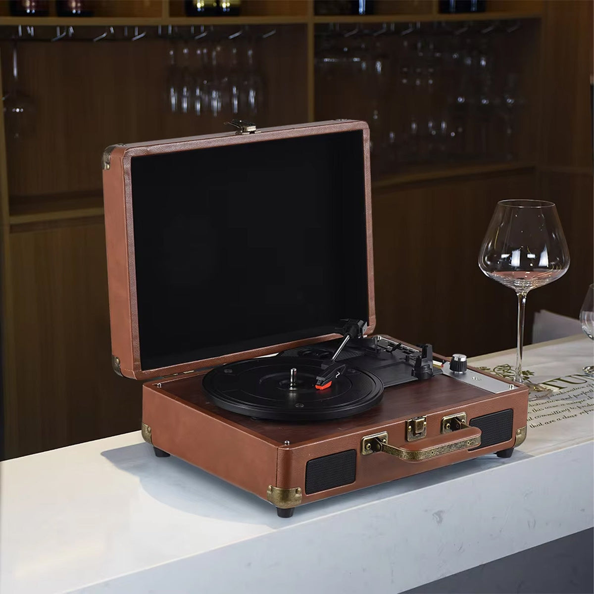 Vinixora Record Player product showcase
