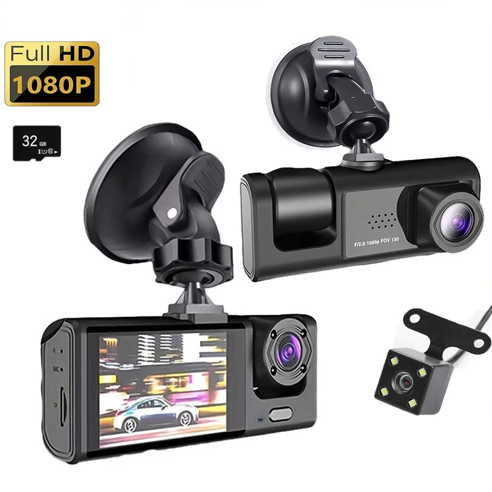 VisiDryve Dash Cam 3-channel camera