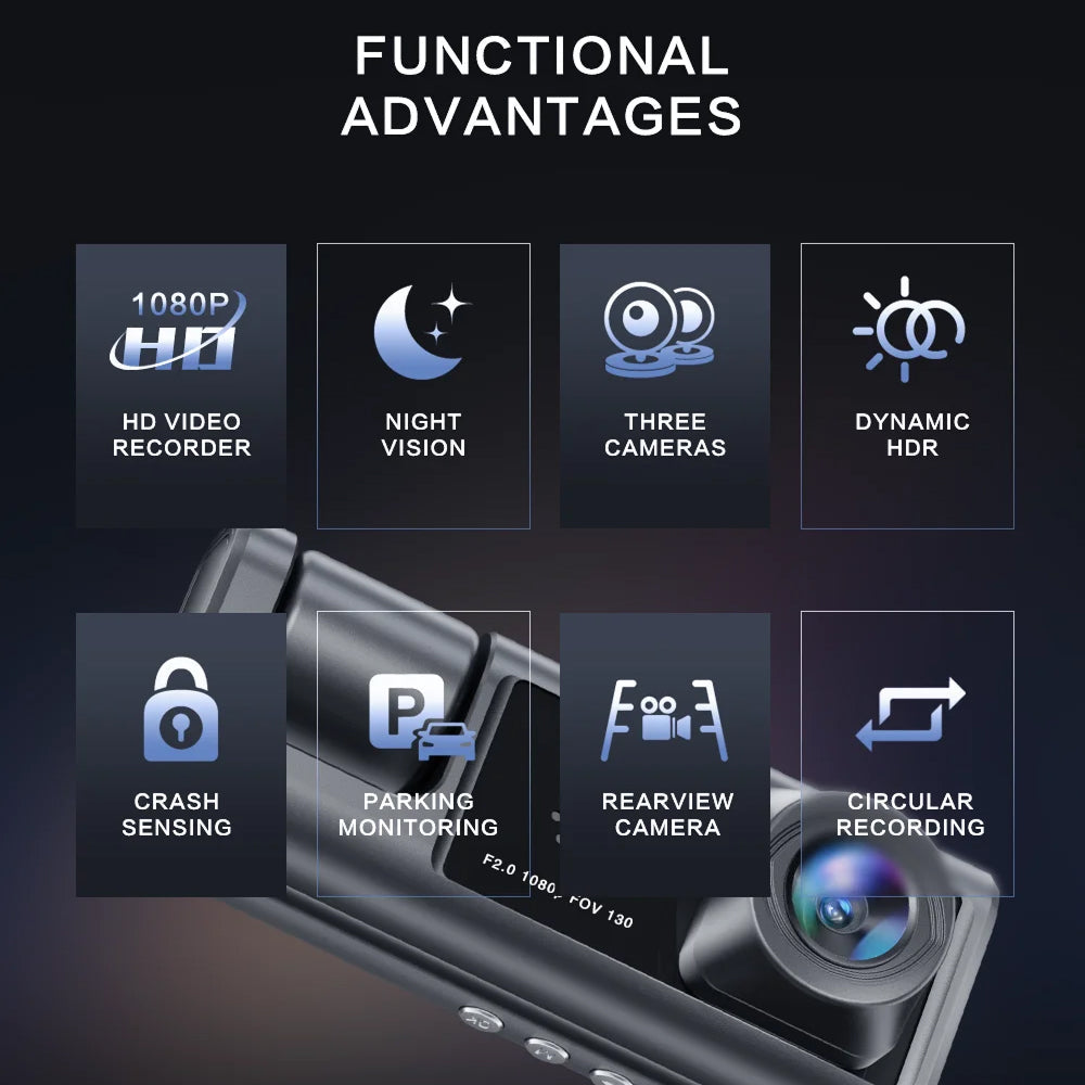 VisiDryve Dash Cam compact design