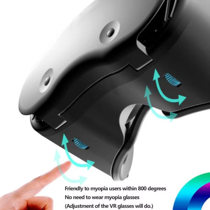 VisorXki VR Headset being worn