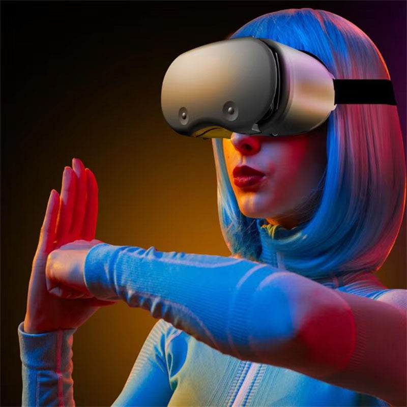 VisorXki VR Headset lenses close-up