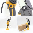 Voltevyx Cordless Chainsaw cutting branches