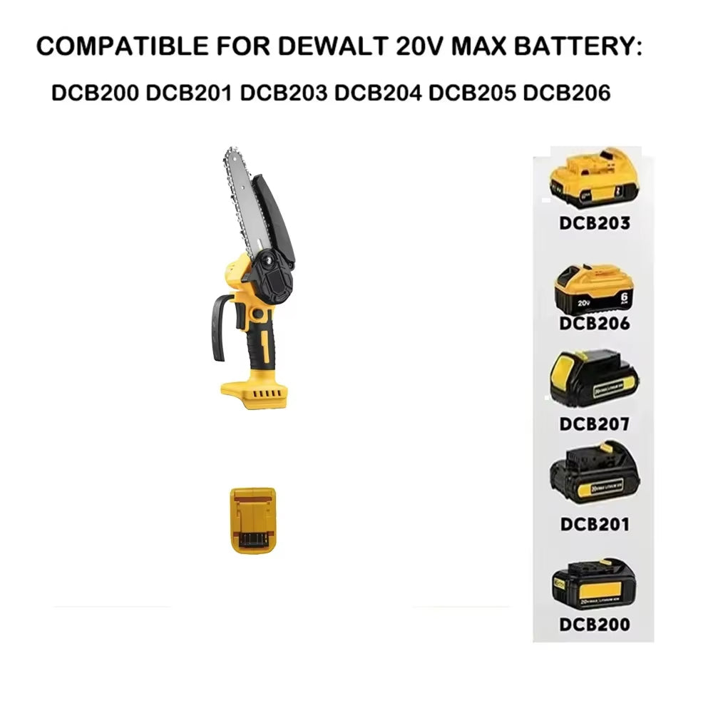 Voltevyx Cordless Chainsaw side view