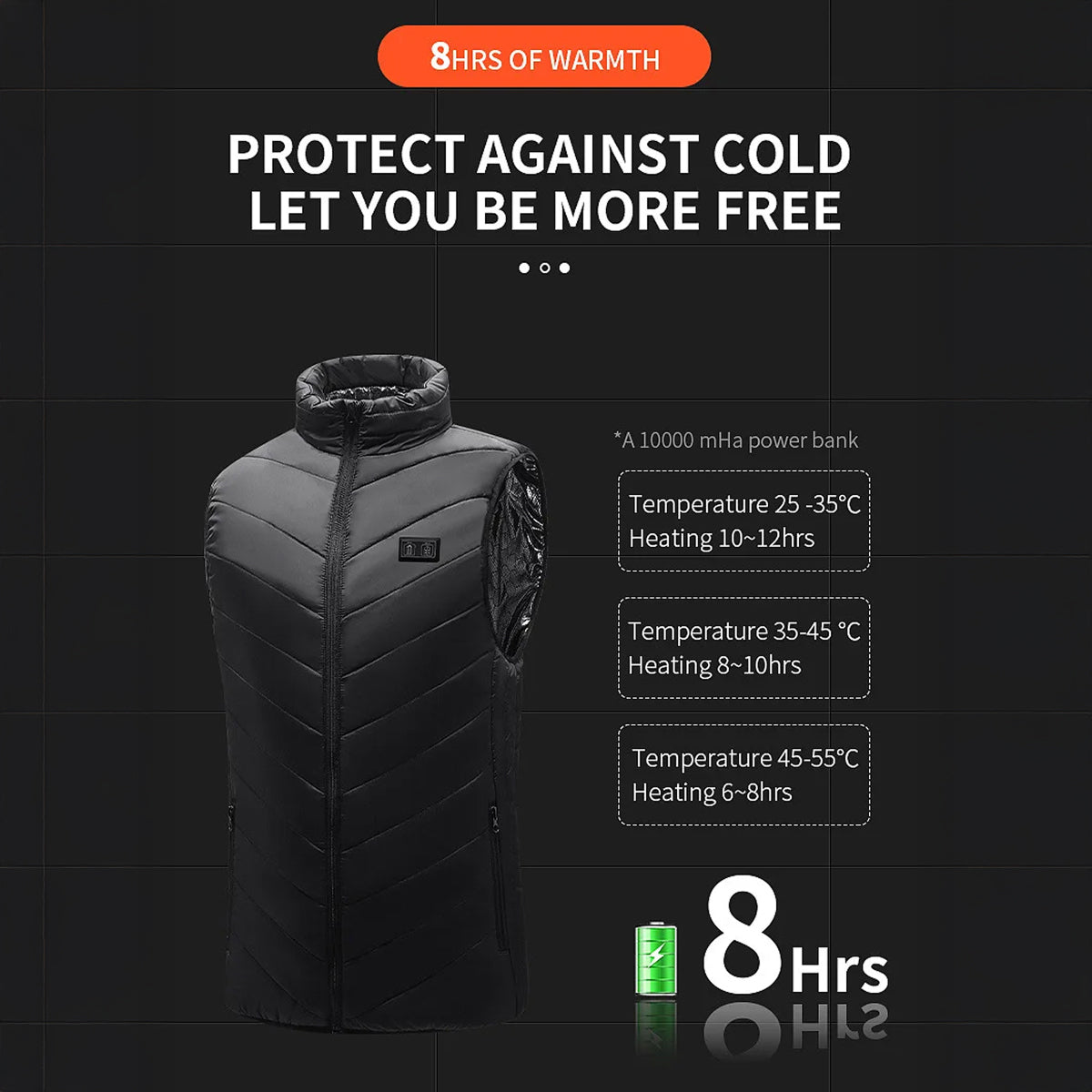 VoltLaye Heated Gilet features view