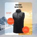 VoltLaye Heated Gilet in use