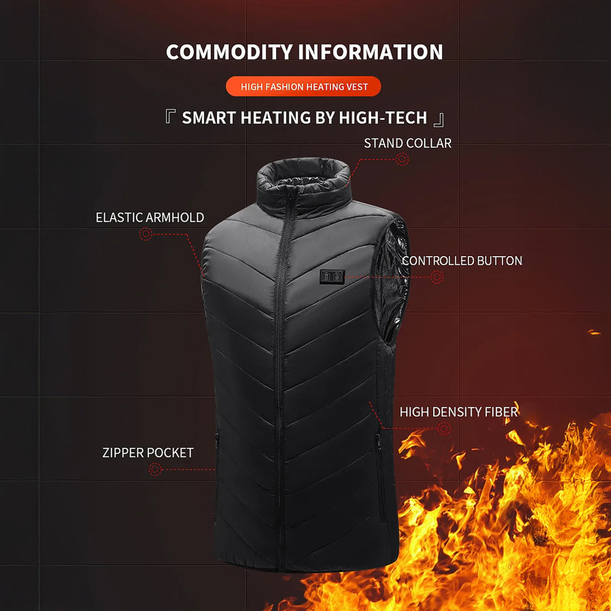 VoltLaye Heated Gilet styling view