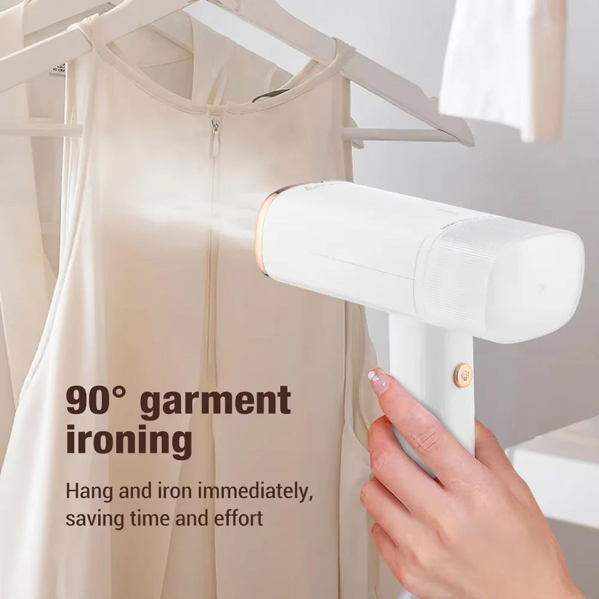 WandixStim Travel Steamer alternate angle