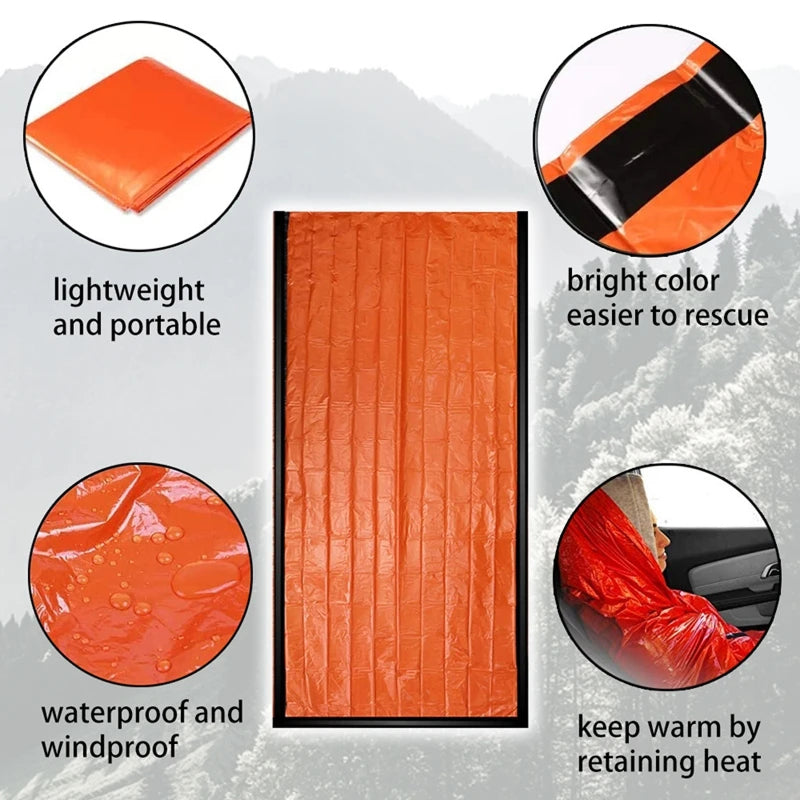 WrapNaxie Emergency Sleeping Bag compact packed size