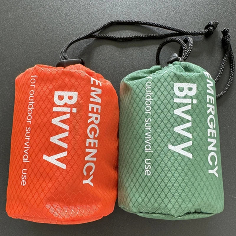 WrapNaxie Emergency Sleeping Bag high-visibility orange exterior