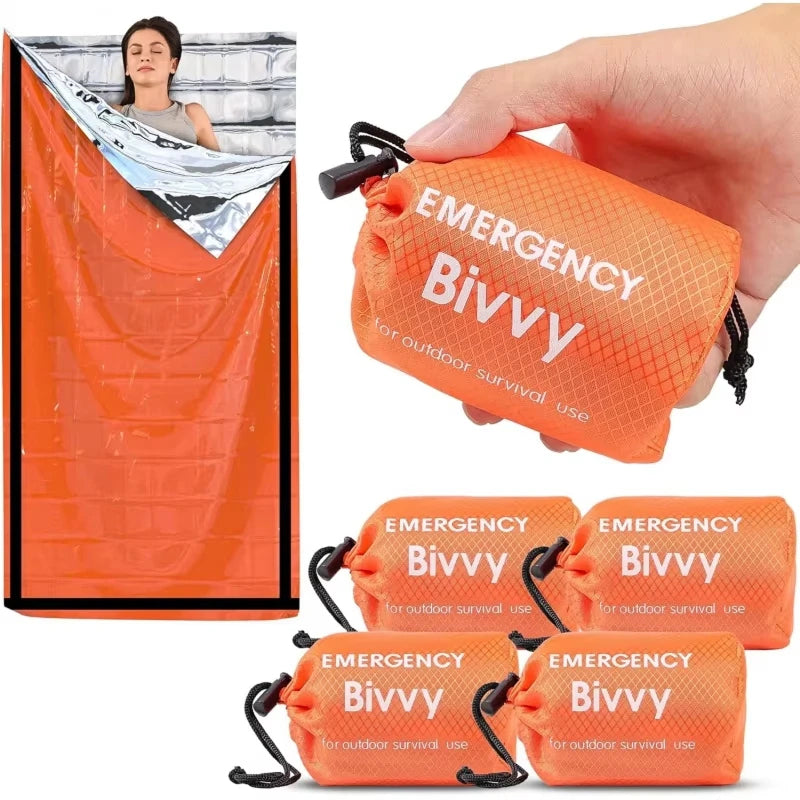WrapNaxie Emergency Sleeping Bag in outdoor use