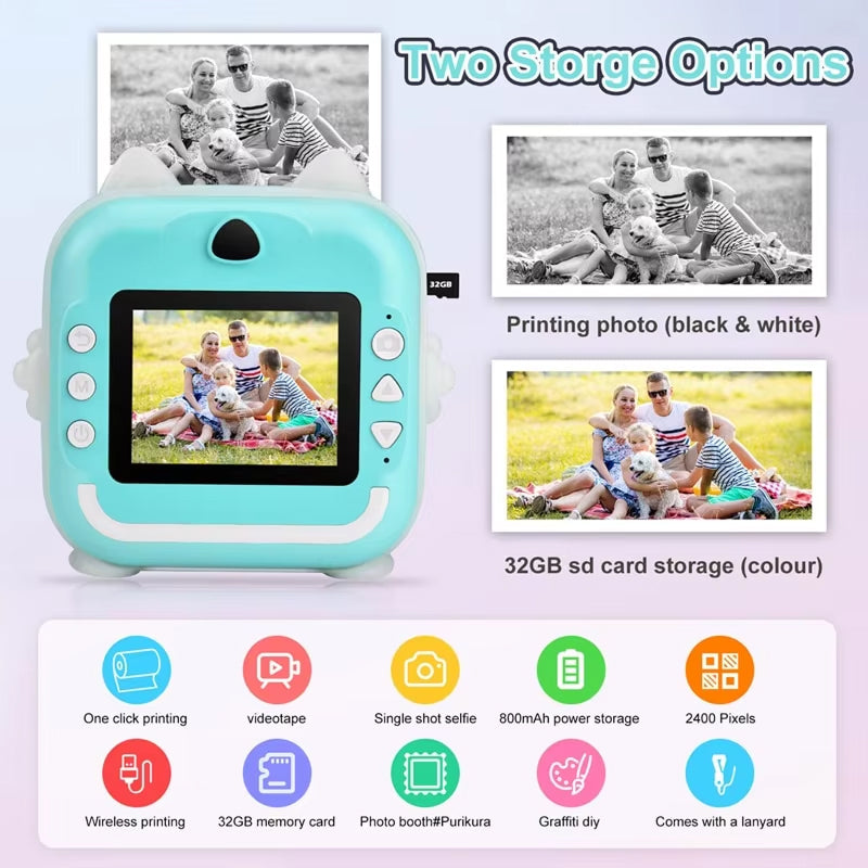 XinizCam Instant Camera thermal paper rolls