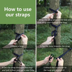 ZenSlopa Camping Hammock set up outdoors